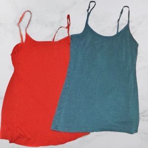 2 for 1 Lady Hathaway camisoles, stretchy, small